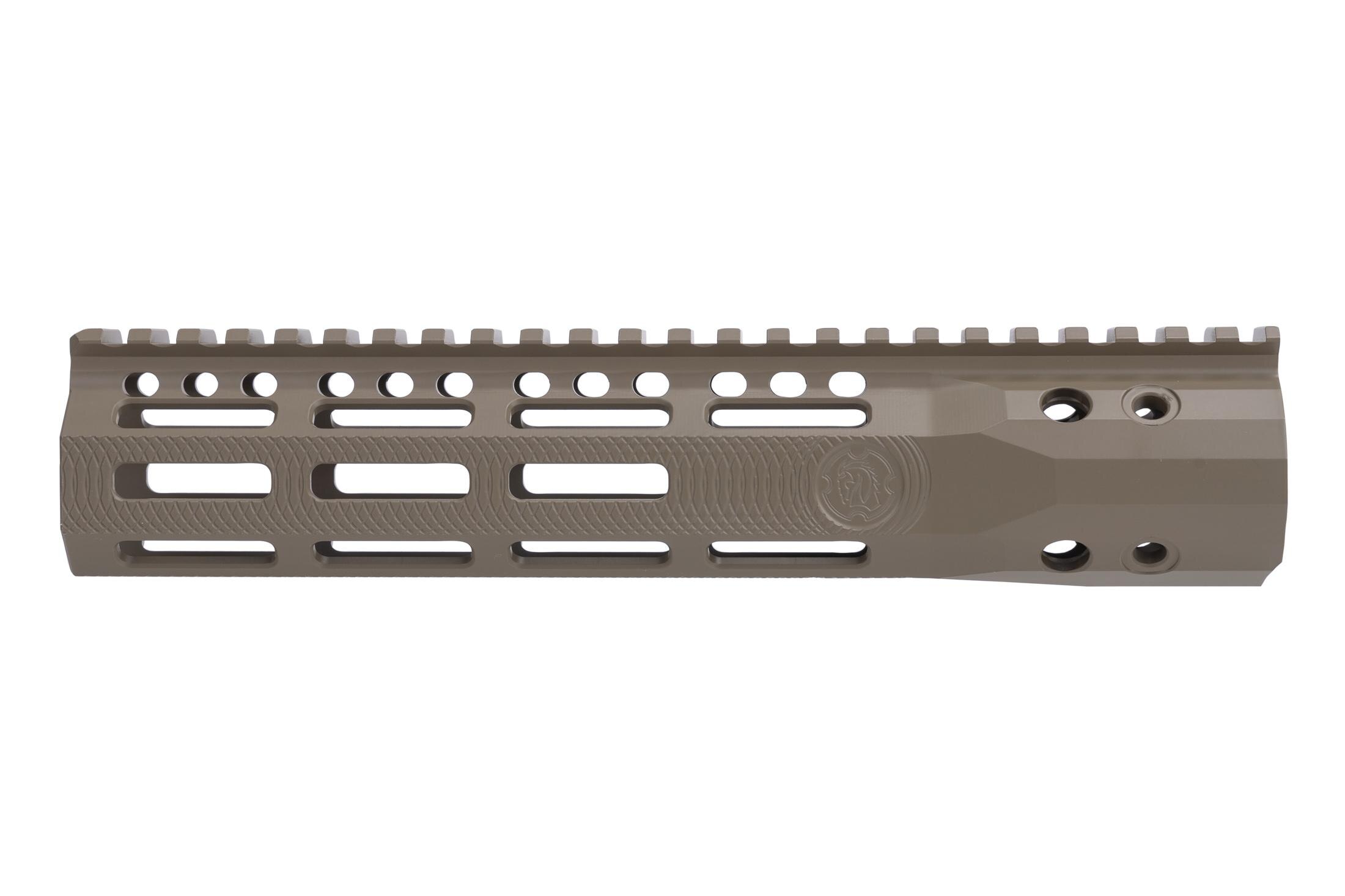 Troy Industries Troy Industries SOCC Gen 2 Free Float M-LOK Handguard AR-15 Aluminum Battle Rail FDE 9.25in - view 2